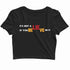 4 Wordplay TV Series Funny Believe Custom Printed Graphic Design Crop Top T-Shirt for Women